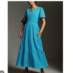 Anthropologie Eyelet Somerset Dress